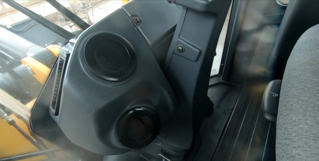 Cleaned Loader Interior