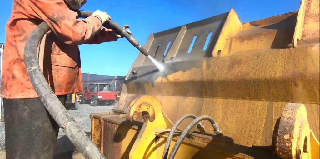 sandblasting