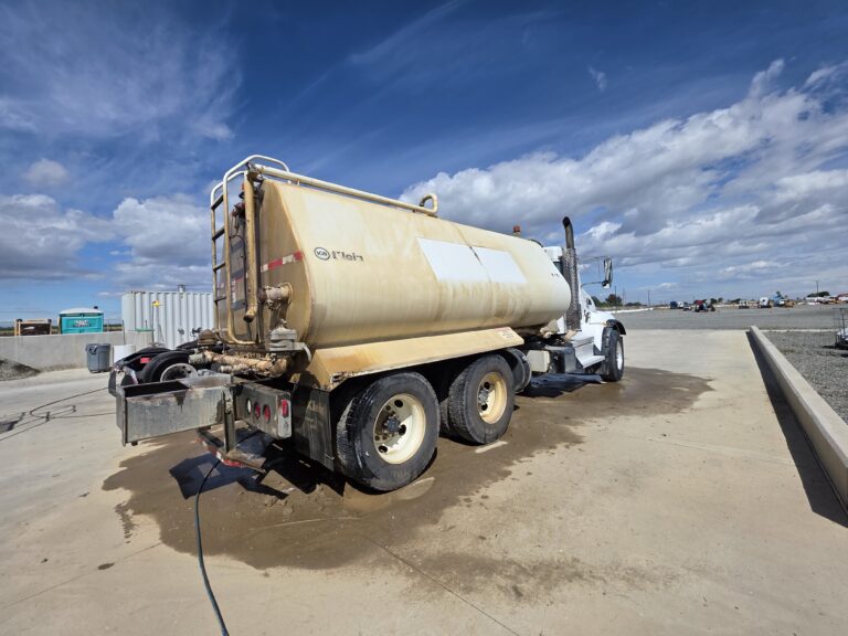 Homepage water truck stained
